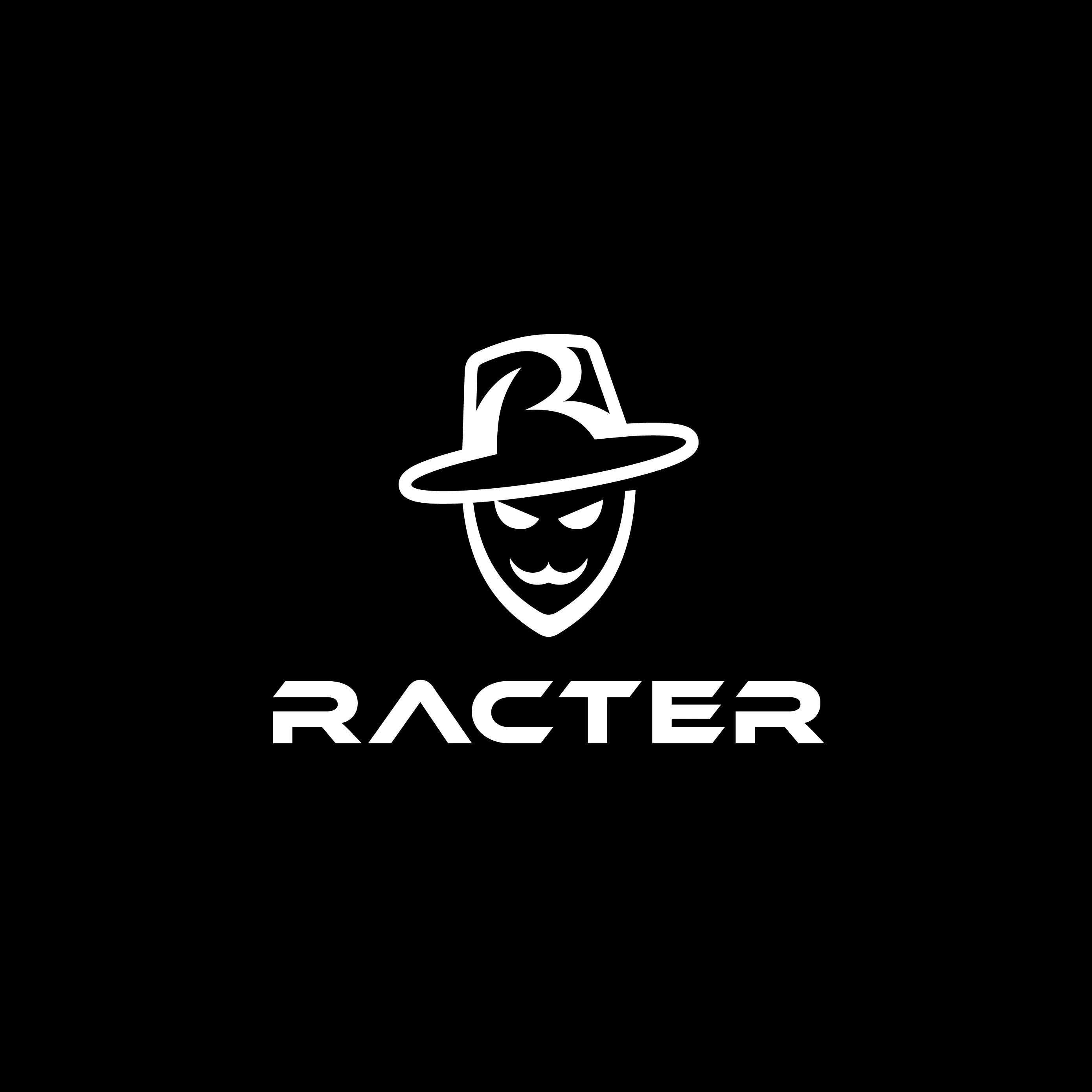 Vista Previa de Logotipo de Racter Blanco